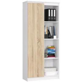 regal-dzieciecy-bialy-sonoma-1-drzwi-8-polek-80-cm