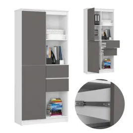 regal-do-salonu-bialy-szary-2-szuflady-1-drzwi-80