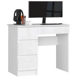 biurko-komputerowe-biale-polysk-90-cm-4-szuflady
