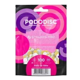 staleks-biale-wymienne-pilniki-pododisc-l-25-mm-50-sztuk-pdfs-25-100w