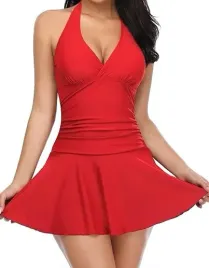 sukienka-kapielowa-wiazana-na-szyi-czerwona-shekini-s