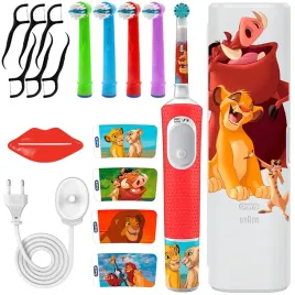 szczoteczka-elektryczna-dla-dzieci-oral-b-vitality-pro-d103-krol-lew-zestaw