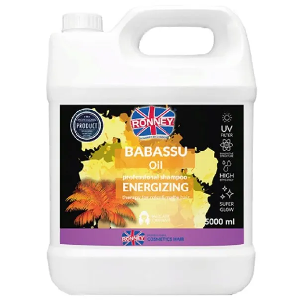 RONNEY BABASSU OIL SZAMPON ENERGETYZUJĄCY DO WŁOSÓW FARBOWANYCH 5000 ML 5 L