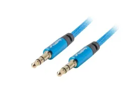 kabel-audio-lanberg-premium-minijack-35-mm-m-m-1-m-niebieski