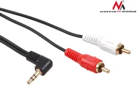 kabel-audio-maclean-mini-jack-35-mm-katowy-2xrca-1-m-czarny