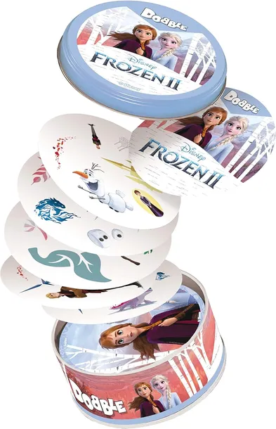 GRA KARCIANA DOBBLE KRAINA LODU 2 FROZEN ELSA ANNA REFLEKS SPOSTRZEGAWCZOŚĆ