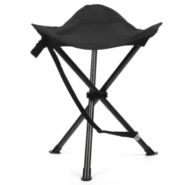 stolek-kemping-wedkarstwo-czarny-45-cm-wsparcie-102-kg