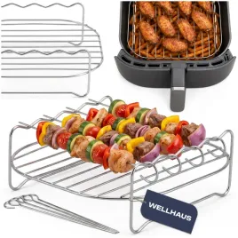 ruszt-do-airfryer-dwupoziomowy-szpikulce-na-szaszlyki-kofty-19-cm-wellhaus