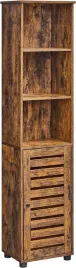 szafka-lazienkowa-slupek-40-cm-z-3-otwartymi-polkami-z-drzwiami-vintage