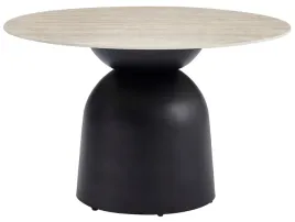 stol-okragly-do-jadalni-narro-120-cm-bezowy-kamien-z-czarna-podstawa