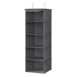 organizer-wiszacy-na-ubrania-bielizne-skladany-regal-do-szafy-szary-5-polek
