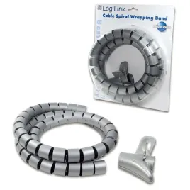 organizer-kabli-logilink-kab0014-spiralny-1-5m-srebrny
