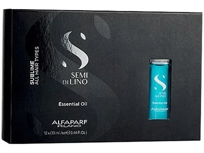 Alfaparf Semi Di Lino Ampułki Blask Kolor Ochrona Włosów 12x13ml