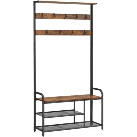 wieszak-stojak-na-ubrania-z-polkami-na-buty-do-korytarza-loft-brazowy-85-x