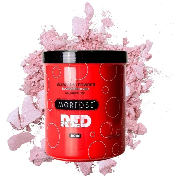 MORFOSE RED SPECIAL BLEACHING POWDER ROZJAŚNIACZ DO WŁOSÓW DO 7 TONÓW 500ML