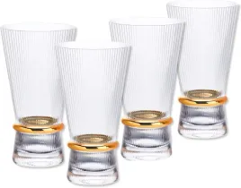 szklanki-do-napojow-drinkow-wysokie-luxito-strips-gold-ring-300ml-6szt