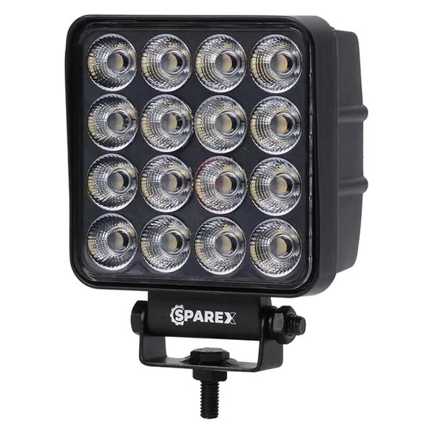Lampa Robocza LED kwadrat 64W 6400lm 12-40V Sparex BARDZO MOCNA