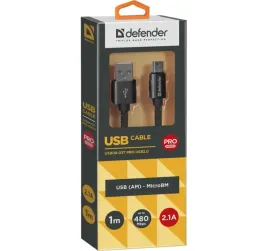 kabel-usb-defender-am-micro-bm-1m-21a-czarny