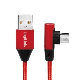 logilink-cu0149-kabel-usb-a-micro-usb-b-katowy-03-m-czerwony