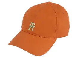 tommy-hilfiger-czapka-meska-z-daszkiem-pomaranczowa