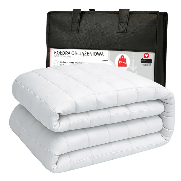 Kołdra OBCIĄŻENIOWA Koc SENSORYCZNY dla dzieci i dorosłych 200x220 cm 13 KG