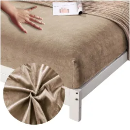 przescieradlo-miekkie-pluszowe-mikrofibra-220x200-28cm-z-gumka-mis-bezowe