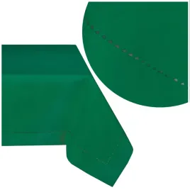 obrus-140x300-plamoodporny-elegancki-z-merezka-gladki-ciemna-zielen