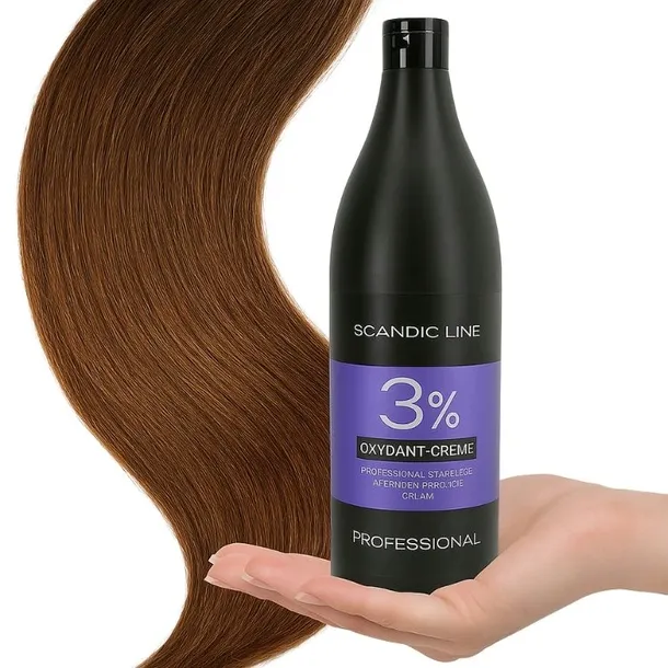 SCANDIC WODA UTLENIONA W KREMIE UTLENIACZ OXYDANT OKSYDANT 3% 1000 ML 1 L