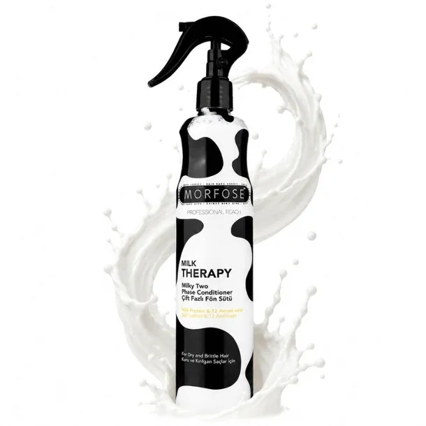MORFOSE MILK THERAPY DWUFAZOWA ODŻYWKA MLECZNA DO WŁOSÓW 12 AMINOKWAS 400ML