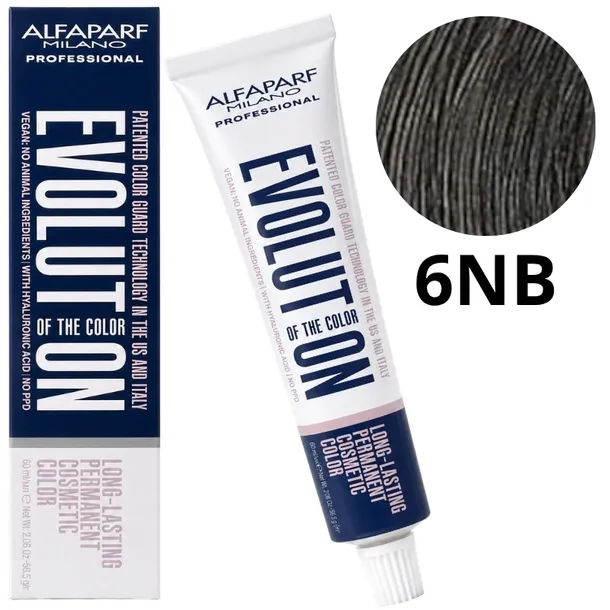 ALFAPARF EVOLUTION OF THE COLOR PROFESJONALNA FARBA DO WŁOSÓW 6NB 60ML