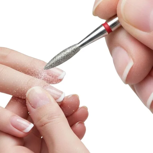 STALEKS FREZ DIAMENTOWY DO SKÓREK PŁOMIEŃ CZERWONY 2,3 MM/10 MM FA10R023/10