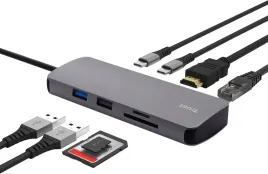 trust-vylor-hub-usb-c-hdmi-4k-ethernet-lan-sd-usb-2x-usb-c-100w-microsd-8w1