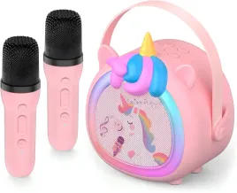 mikrofon-karaoke-dla-dzieci-2-szt-bluetooth-led-efekty-glosu-rozowy