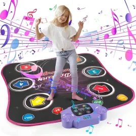 mata-do-tanca-dla-dzieci-muzyczna-bluetooth-5-trybow-led-3-fioletowa