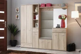 garderoba-zestaw-mebli-do-przedpokoju-armario-210cm-lustro-sonoma-siedzisko