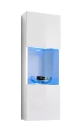 wiszaca-witryna-szafka-do-salonu-fly-126-cm-bialy-polysk-led-push-1-drzwi