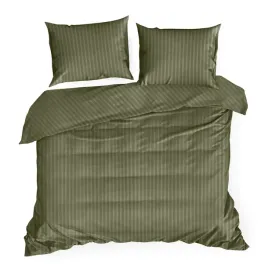 posciel-220x200-3-cz-poszewka-70x80-satyna-bawelniana-vera-pasy-oliwka