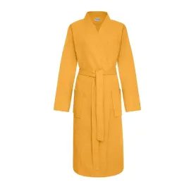 szlafrok-kimono-gofer-bawelniany-unisex-xs-musztardowy