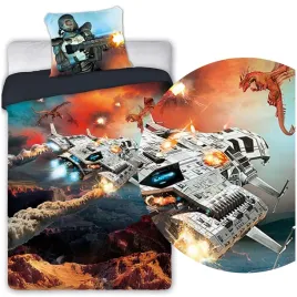posciel-bawelniana-140x200-komplet-1x-poszewka-70x80-mlodziezowa-gamer