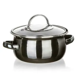 garnek-emaliowany-14cm-z-pokrywa-banquet-metallic-black-07l
