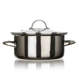 garnek-emaliowany-22cm-37l-z-pokrywa-banquet-metallic-black