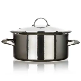 garnek-emaliowany-24cm-37l-z-pokrywa-banquet-metallic-black