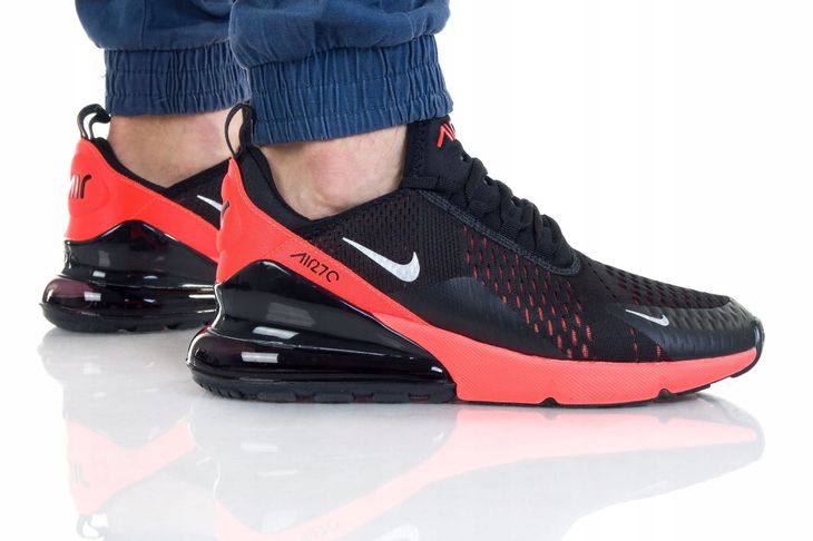 Buty Nike Air Max 270 Czarne Czerwone 41 ERLI.pl