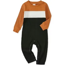 body-dzieciece-dzianinowe-dlugie-rekawy-patpat-12-18m-czarno-brazowe