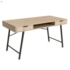 biurko-komputerowe-120-cm-z-2-szufladami-polka-loft-metalowe-dab-sonoma