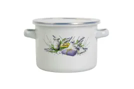 garnek-emaliowany-16-cm-z-pokrywka-plastikowa-lawenda-2-1l