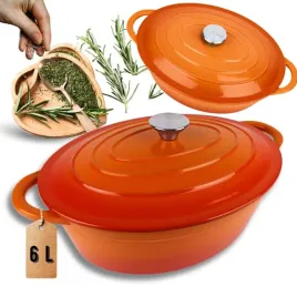 zeliwna-brytfanna-gesiarka-emaliowana-gaz-indukcja-hage-6l-pomaranczowa