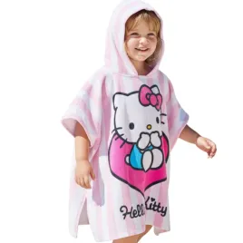 ponczo-kapielowe-dzieciece-hello-kitty-recznik-z-kapturem-60x60