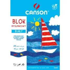 blok-rysunkowy-a3-bialy-90g-20-kartek-canson