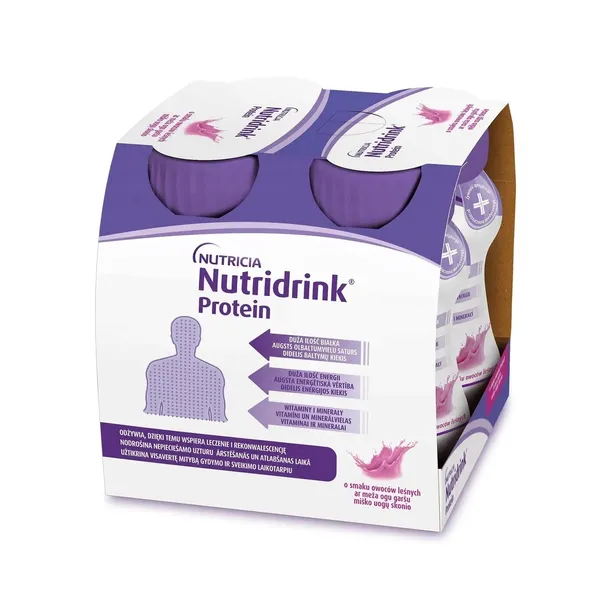 Nutridrink Protein owoce leśne 4 x 125 ml